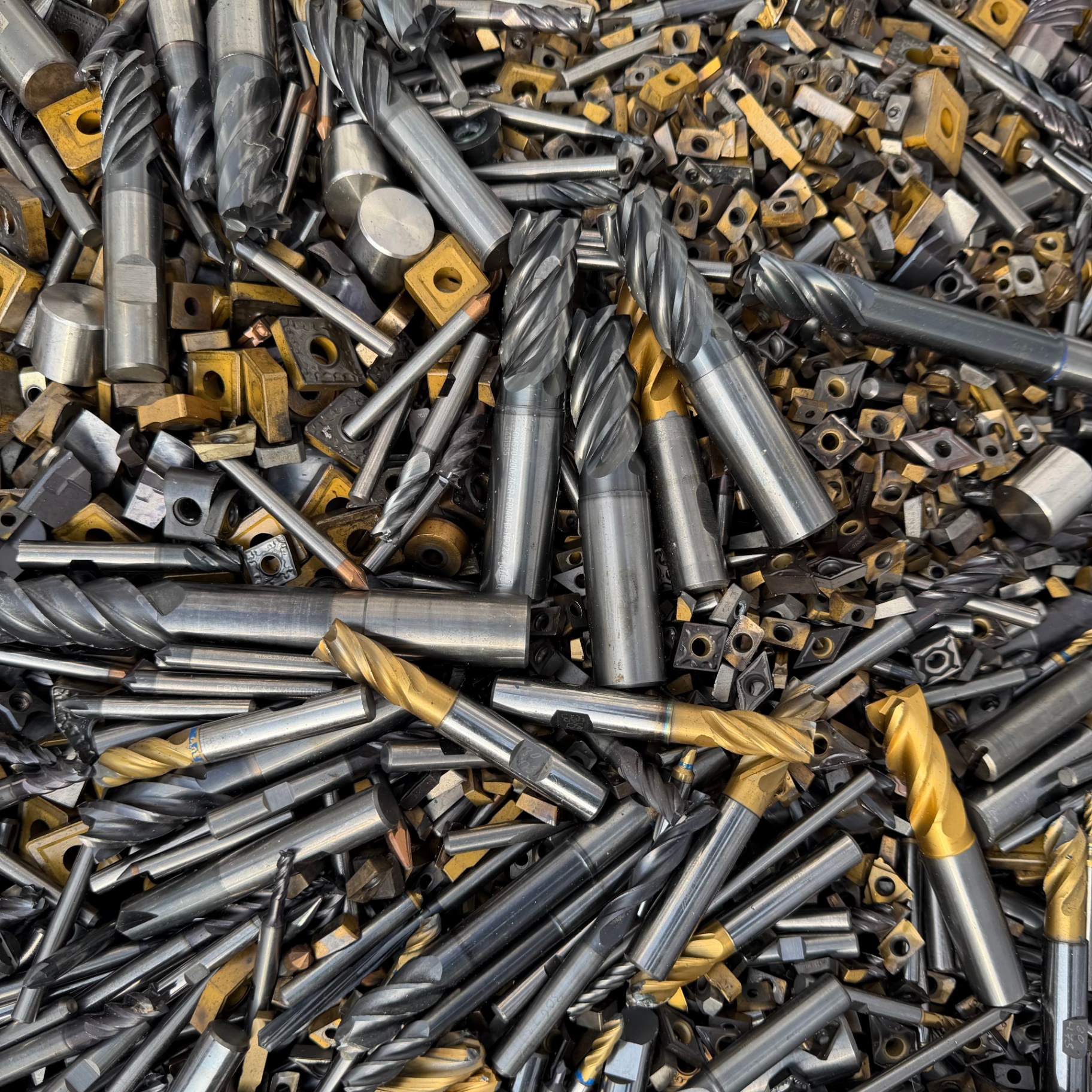 Hartmetall Schrott Preis gemischtes Hartmetall VHM Bohrer Fräser Wendeschneidplatten Ankauf